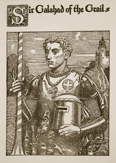 Sir Galahad of the Grail, Illustration from 